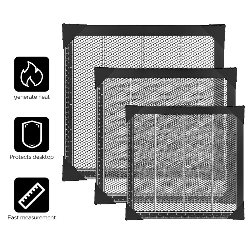 Honeycomb Laser Bed - Gravure laser sur panneau alvéolé pour