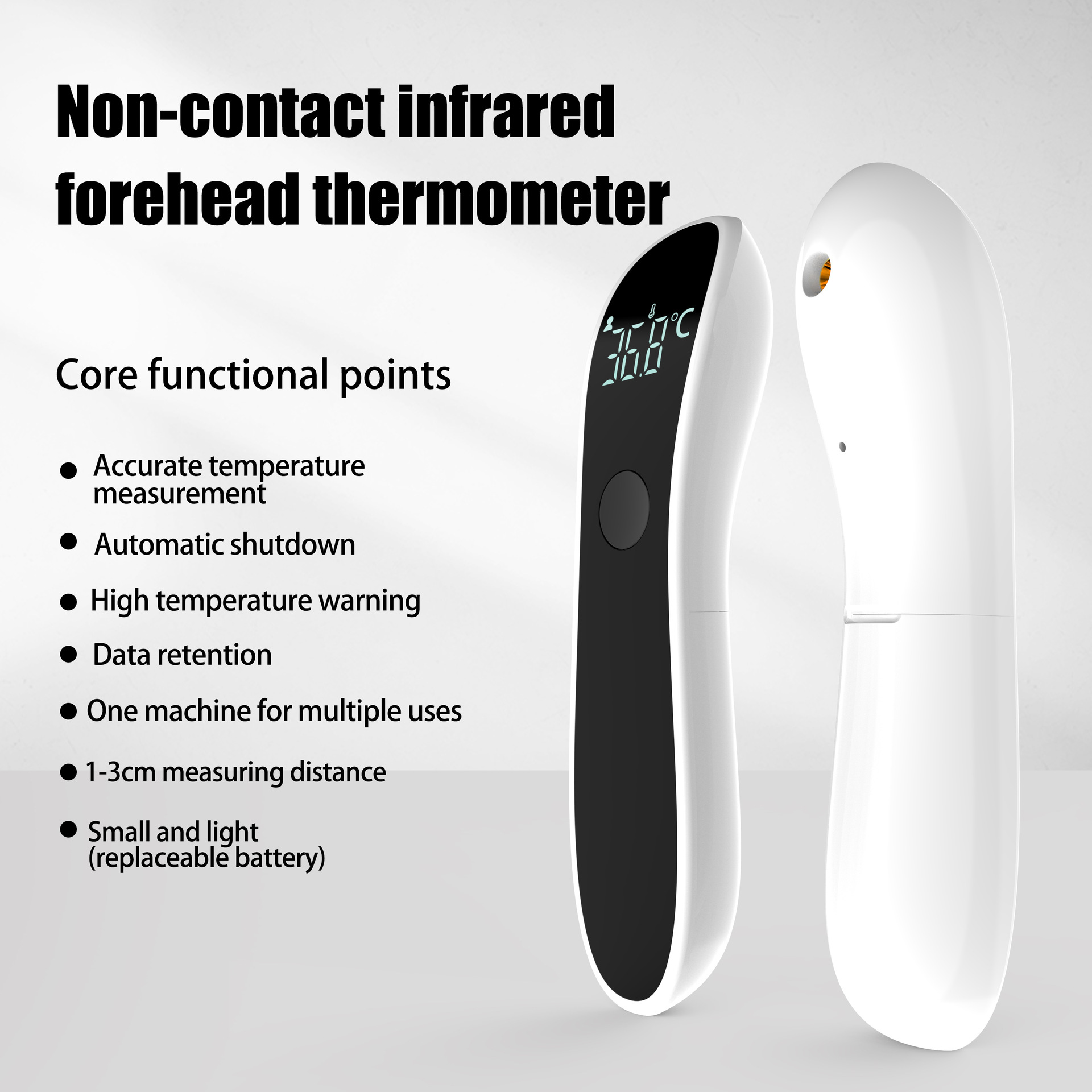 Industrial Laser Temperature - Thermomètre de fièvre infrarouge médical ménage