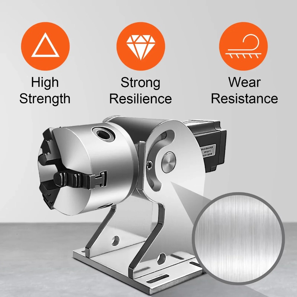 Rotary Axis Laser Engraver - SIHAO 360 ° Accessoire d'axe rotatif,