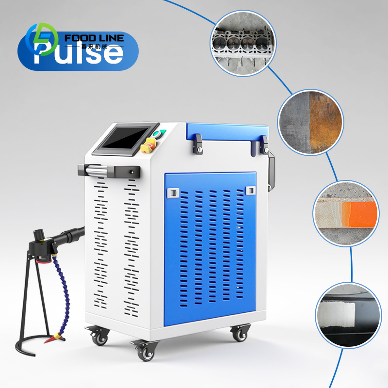 Industrial Laser Rust Remover - Machine de nettoyage laser personnalisée 100W