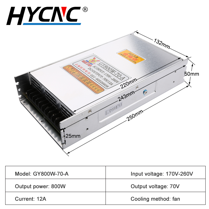 Moteur mocn GY800W-70-A, 70V,  - Industrial Laser Engraver avis et prix