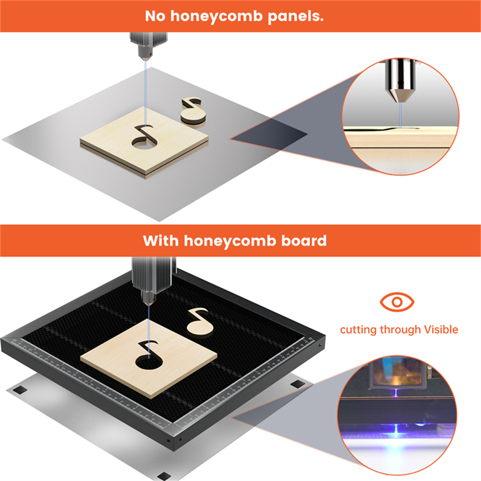 Table de travail laser à panne - Honeycomb Laser Bed avis et prix
