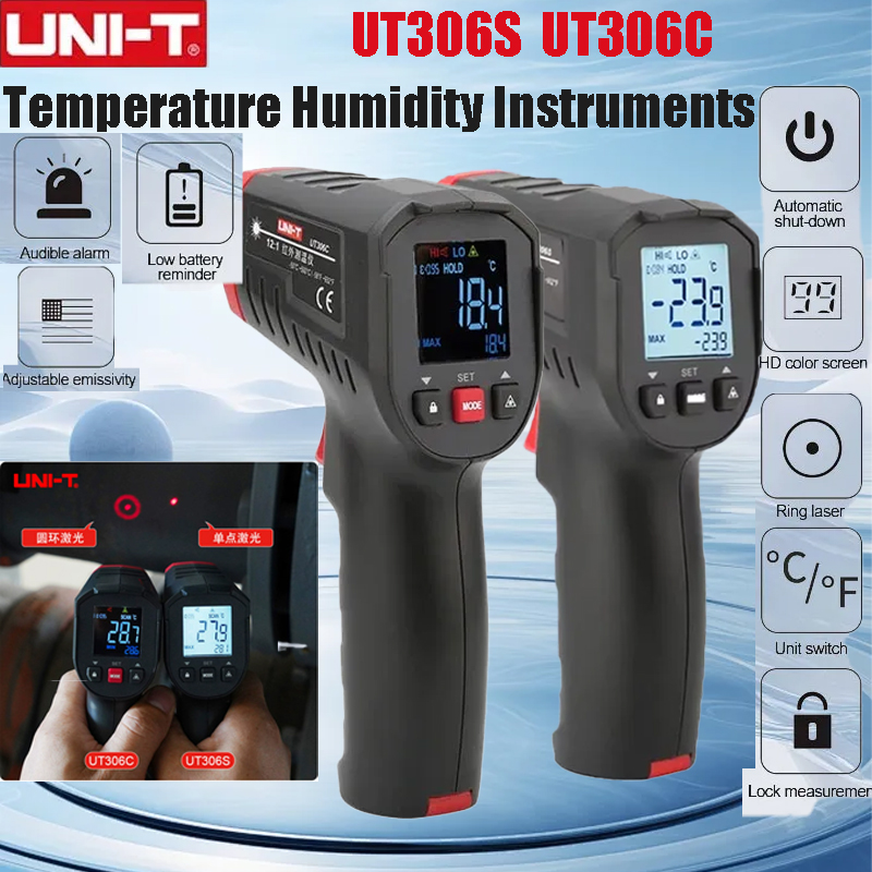 UNI-T UT306S UT306C thermomètr - Industrial Laser Temperature avis et prix