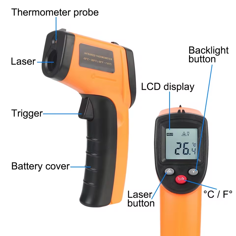 Nouveau thermomètre infrarouge - Industrial Infrared Laser avis et prix