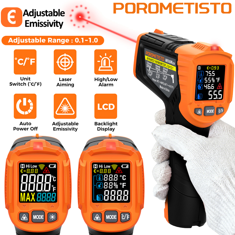 Thermomètre infrarouge -50~380 - Industrial Laser Temperature avis et prix