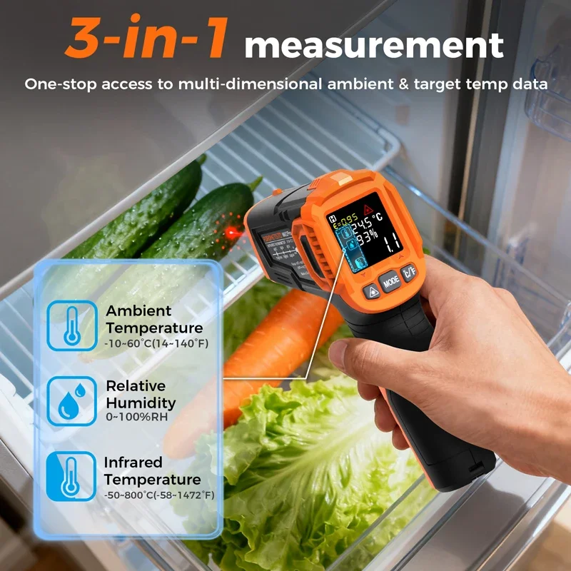 Thermomètre infrarouge -50~380 - Industrial Laser Temperature avis et prix